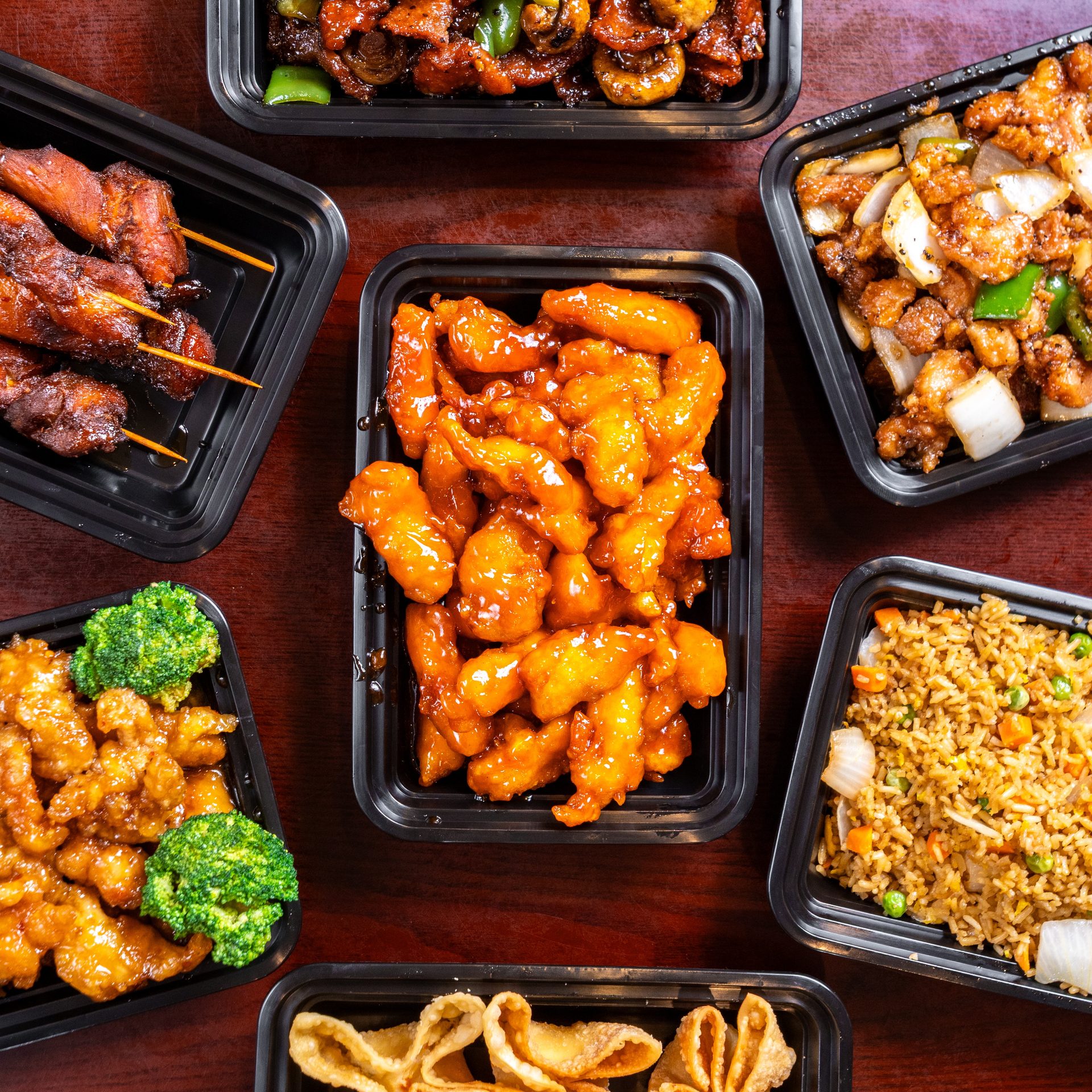The Full Buffet Spread