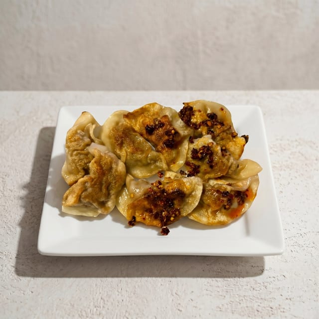 Szechuan Dumpling in Red Hot Oil.