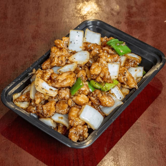 Black Pepper Chicken.