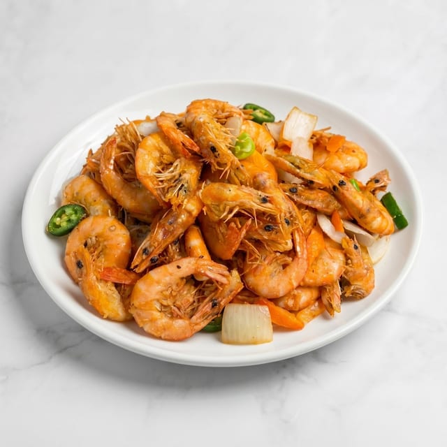 Shrimp with Garlic Sauce.